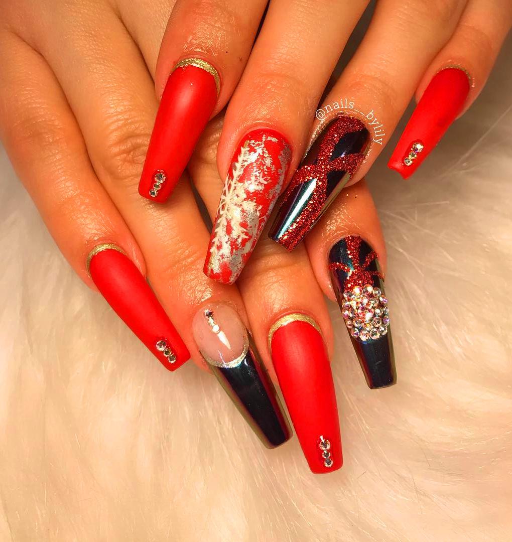 50 Simple  Acrylic Coffin Nails Designs Ideas for 2019