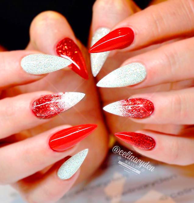 30 Super Cute Red Acrylic Nail Designs To Inspire You