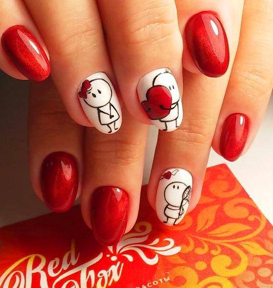 30 Super Cute Red Acrylic Nail Designs To Inspire You
