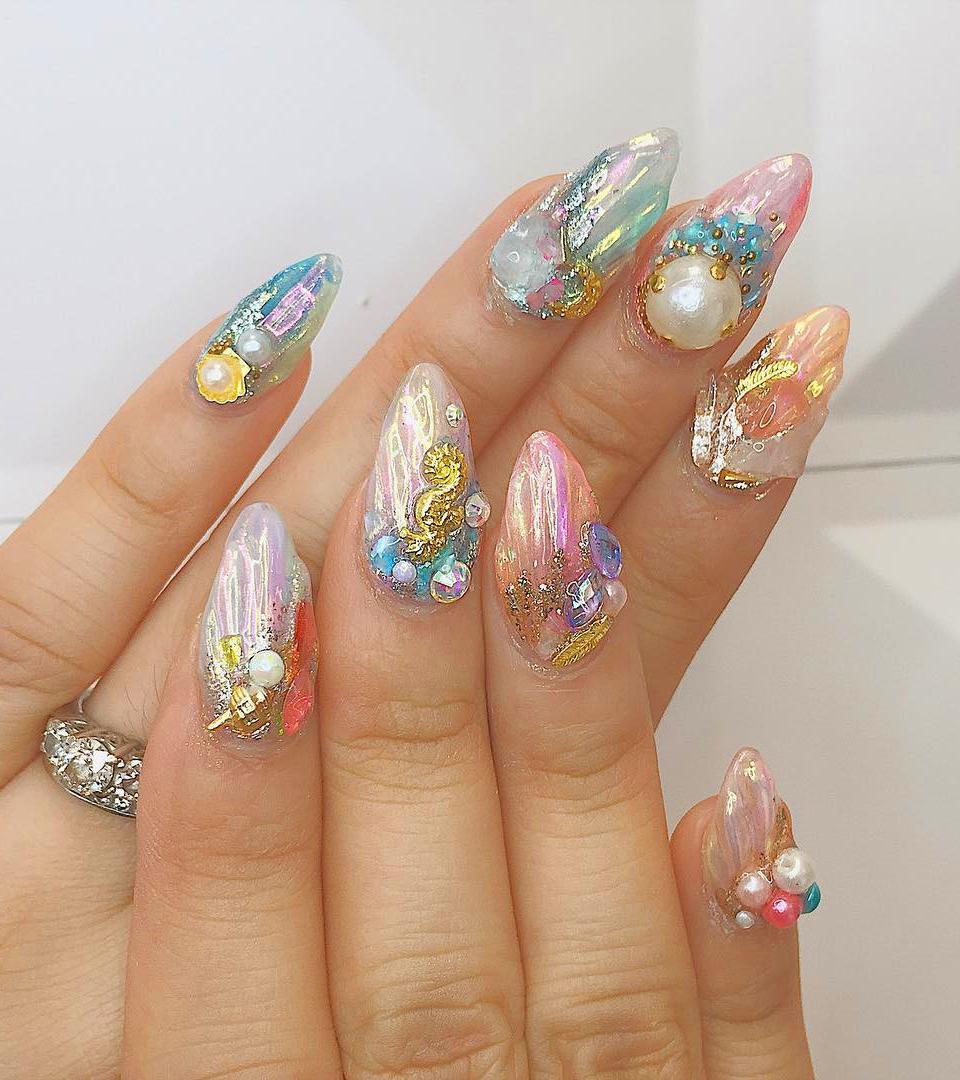 56 Trendy Acrylic Nail Art Designs to Inspire You