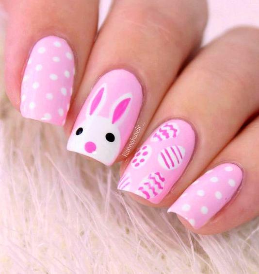 46 Easter Nail Art Designs and Ideas For 2019