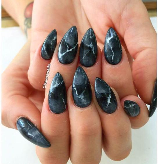 30 Granite Nail Art Designs You Will Like
