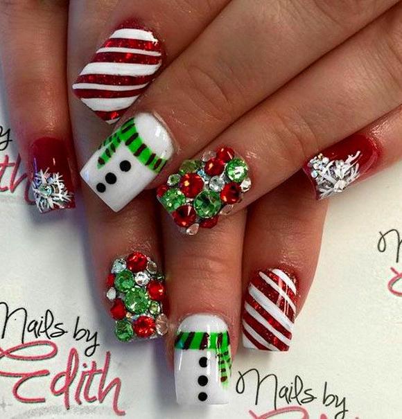 40+ Christmas Nail Art Ideas to Celebrate the Season