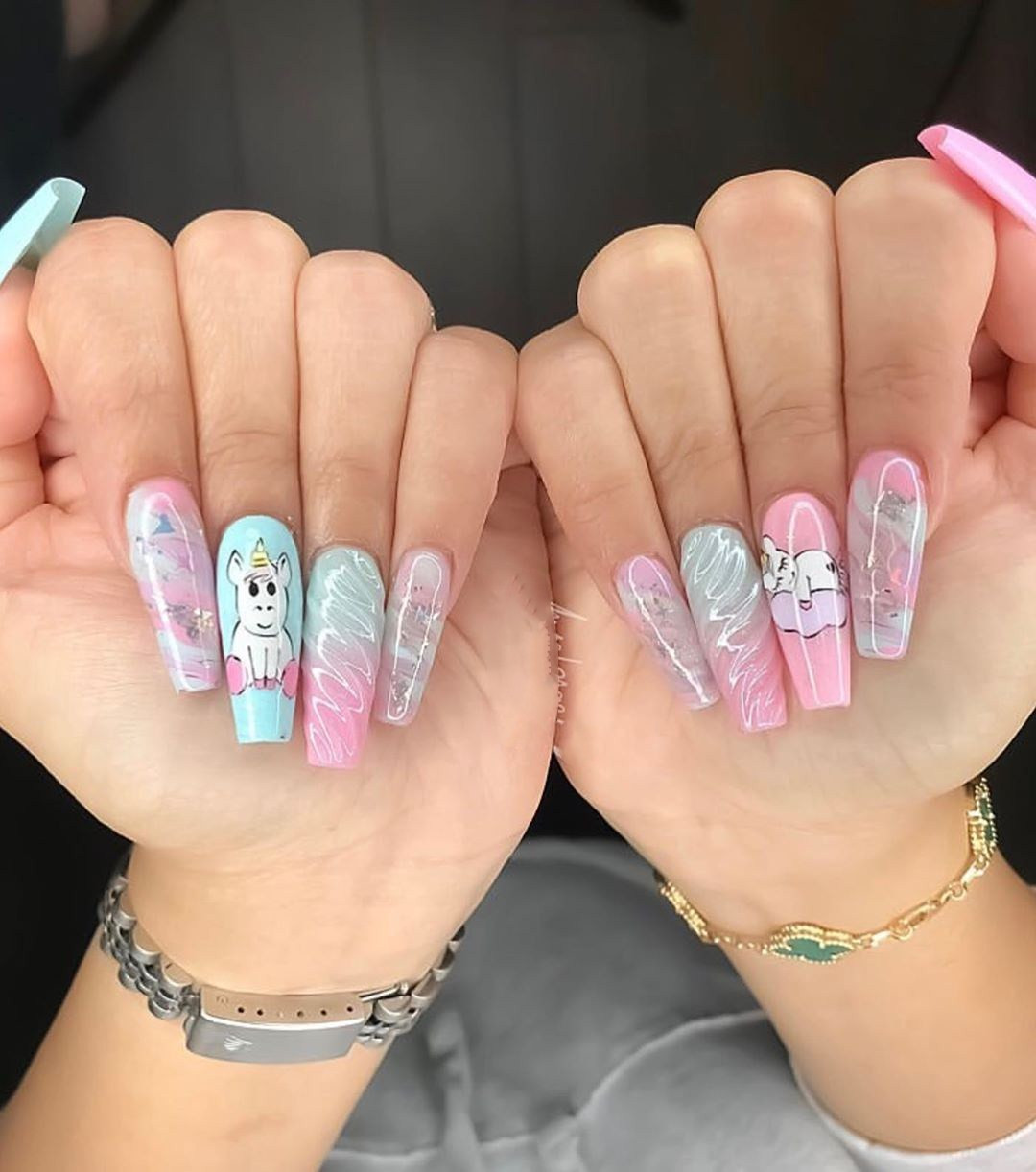 43 Magical Unicorn Nails That Are Taking Over Instagram,